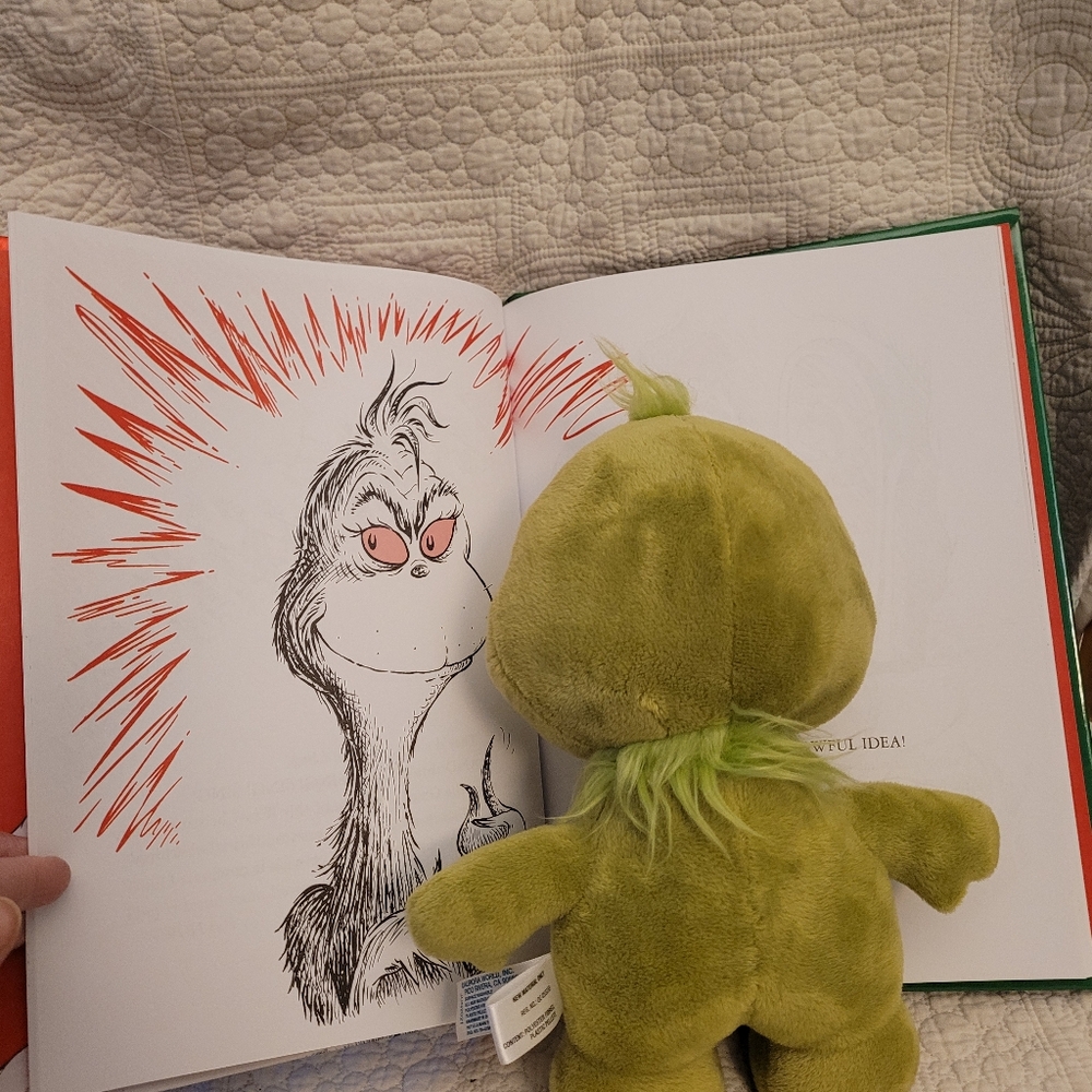 Grinch Book & Plush - Picture 4 of 5